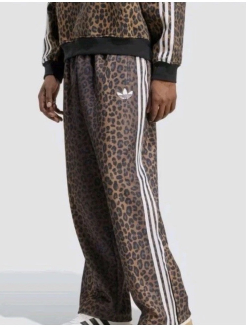 adidas Leopard-Print Firebird Track Pants